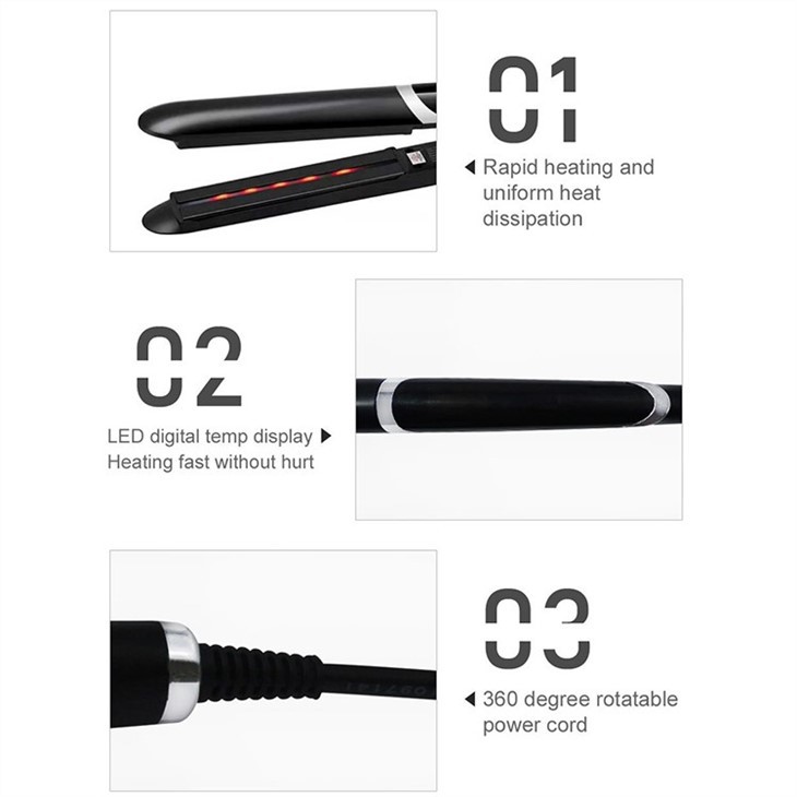 Ujemna jon na podczerwień Curling Iron