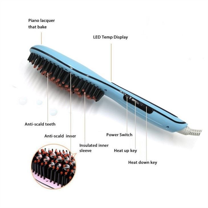 Suszarka do włosów Prostownica Szczotka Curler Comb